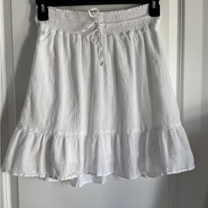 Old Navy White A-Line Skirt